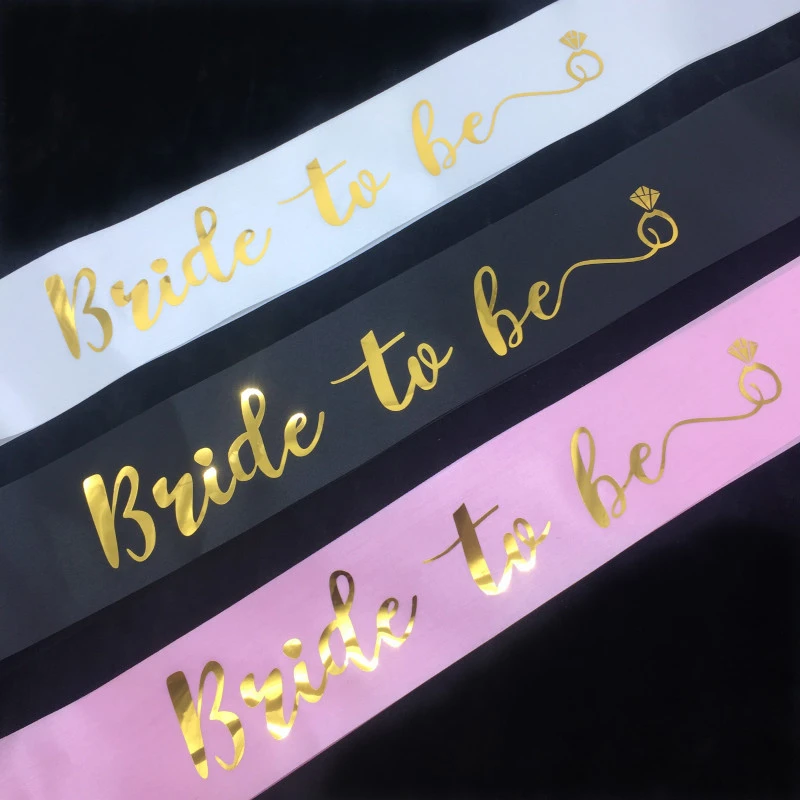 1 шт. Свадебные украшения атласные кушаки позолоченные золотые для невесты на