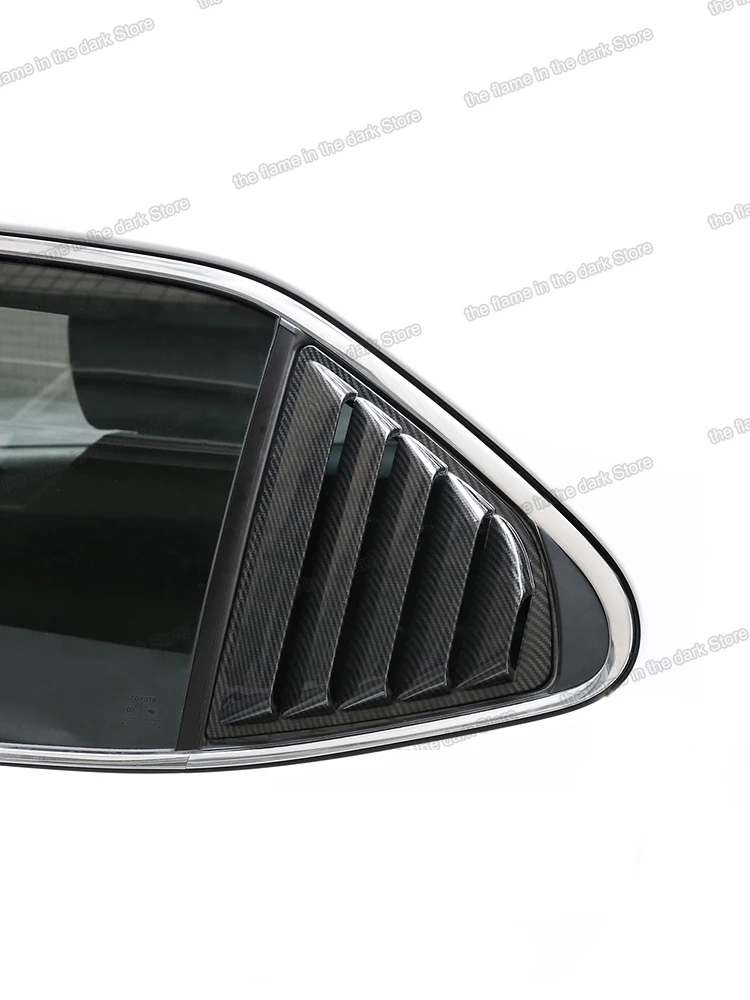 Lsrtw201 автомобильные окна задние треугольные жалюзи для toyota camry 2019 2020 2018 70 v70 xv70 trd