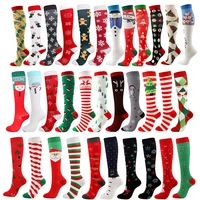 39 styles high quality christmas new years stockings running marathon socks fit for edema diabetes smiley gifts women winter