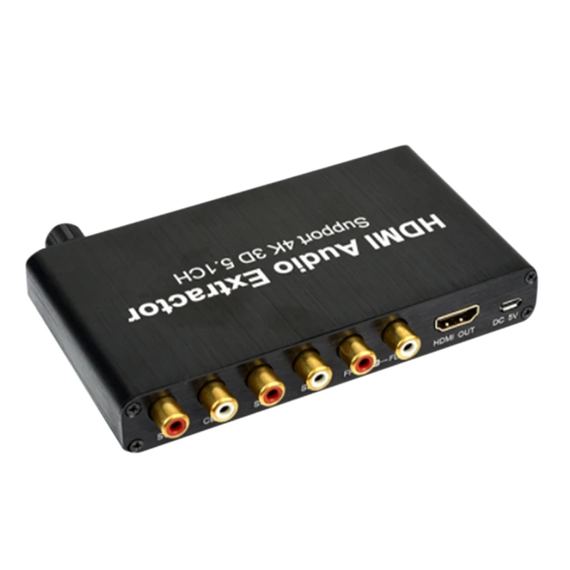 

HDMI-Compatible Audio Decoder 4K HDMI 5.1 Digital Audio Decoder Splitter Converter US Plug