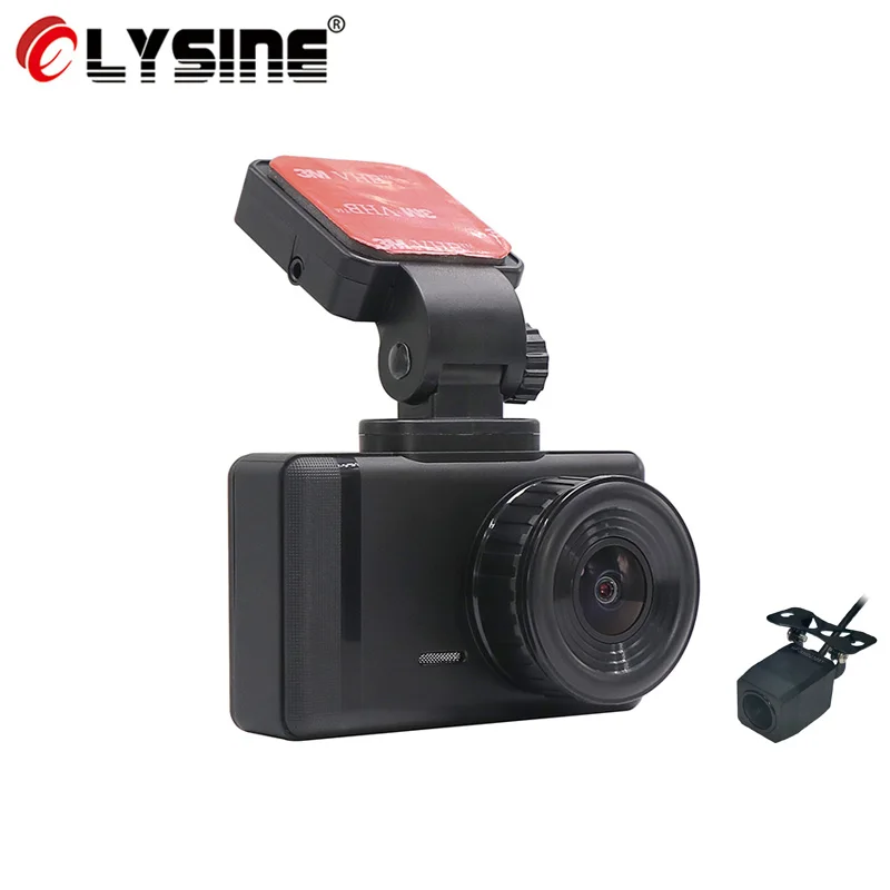 Автомобильный видеорегистратор Olysine 4K Wi Fi GPS трекер 3840*2160p супер ночное видение