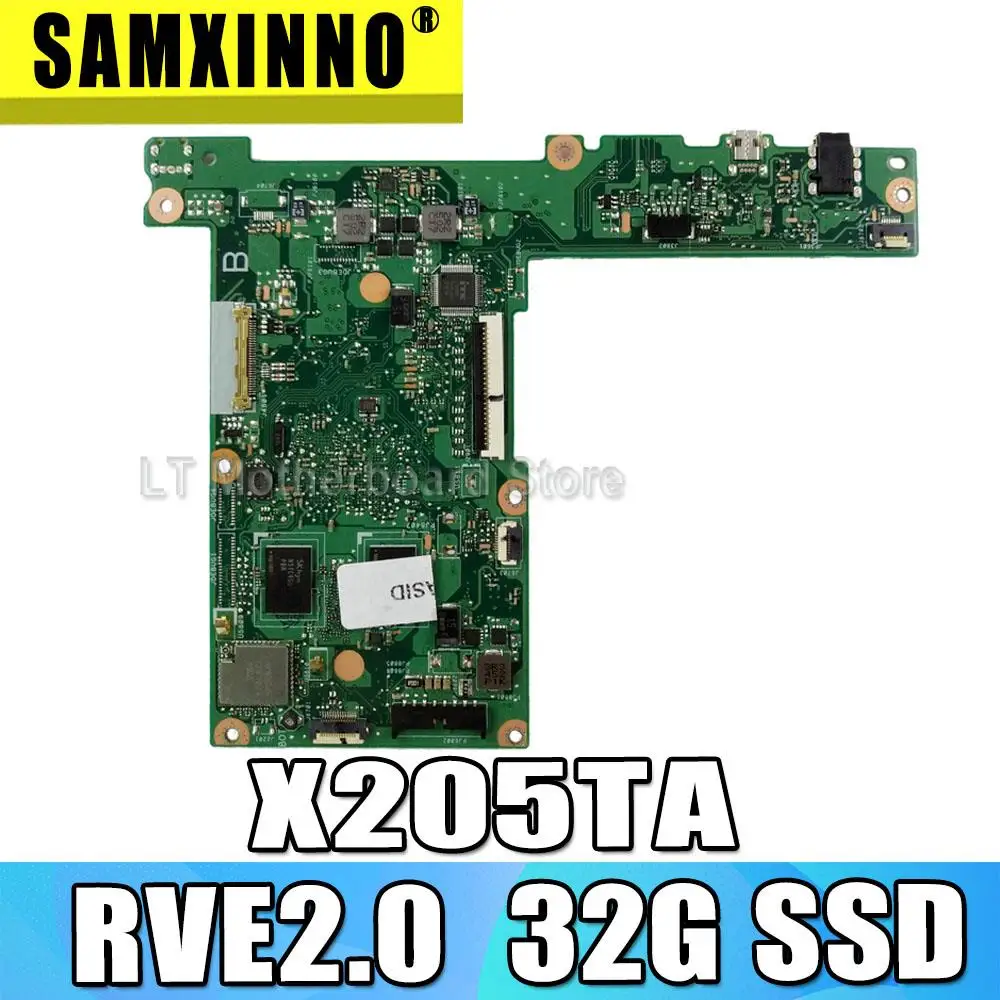 X205TA материнская плата Z3537F 32G SSD 2G для For Asus X205TAW ноутбука Тест 100% | Материнские платы -32866473800