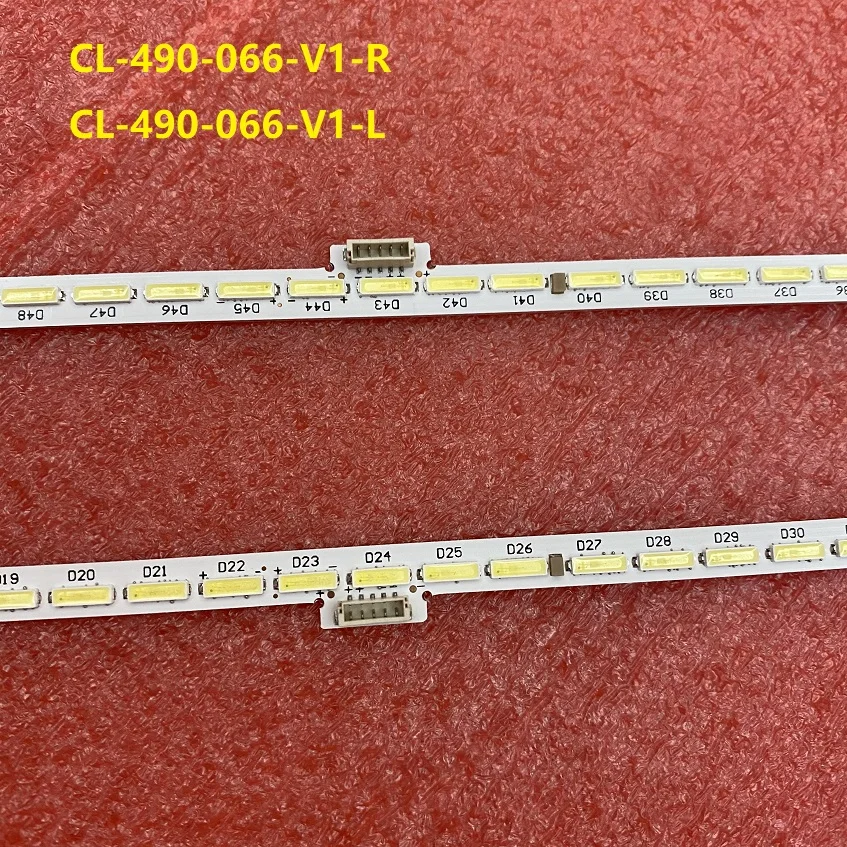 2 шт./компл. светодиодный Подсветка для 49pus7100 49pus710 1/12 LK 10024664-A0 11800820-A0 11800819-A0 CL-490-066-V1-R L TPT490U2-EQLSHA.G
