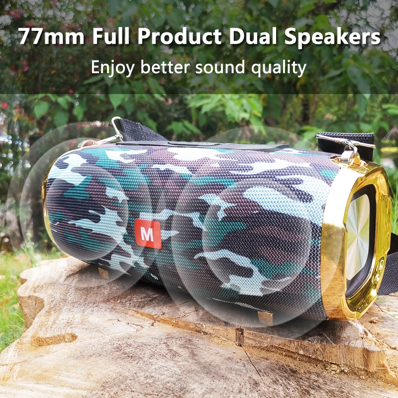 Портативная Bluetooth Колонка высокой мощности 50 Вт уличная Беспроводная колонка