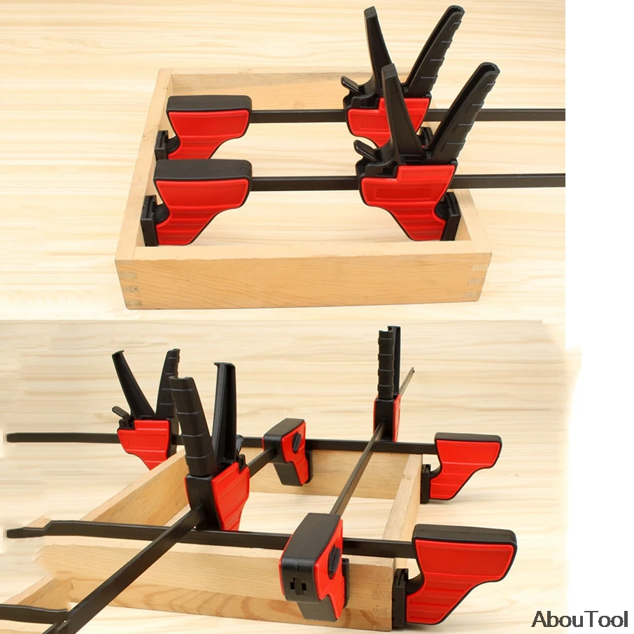 4-дюймовый F-образный зажим с храповым механизмом Сверхмощный для работы по