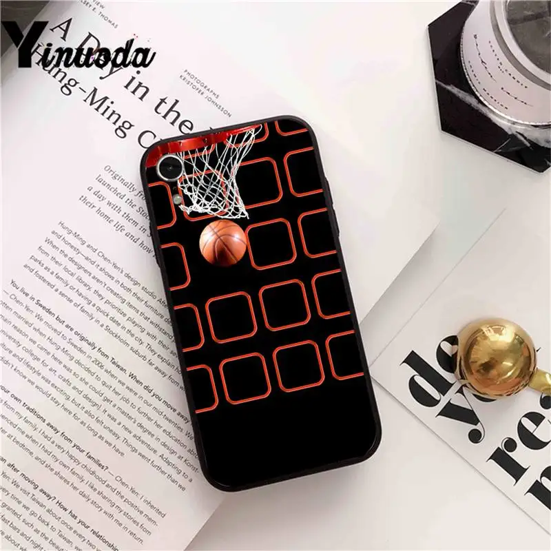 

Yinuoda basketball court Phone Case cover For iPhone X 8 7 6 6S Plus XS MAX 5 5S SE XR 11 12 Pro Promax coque