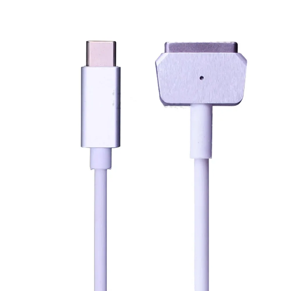 

New! 180cm Magnetic USB-C Type To MagSaf* 2 T-Tip Cable Cord For Apple Macbook Pro Air 29W 30W 61W 65W 87W Charger Power Adapter