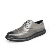 plus size 38 48 men brogue fashion oxford dress shoes male well dressed gentleman handcrafted footwear for modern men