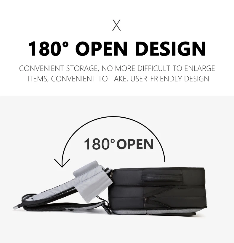 Новинка 41L мужские деловые рюкзаки для путешествий с большой емкостью 18 дюймов