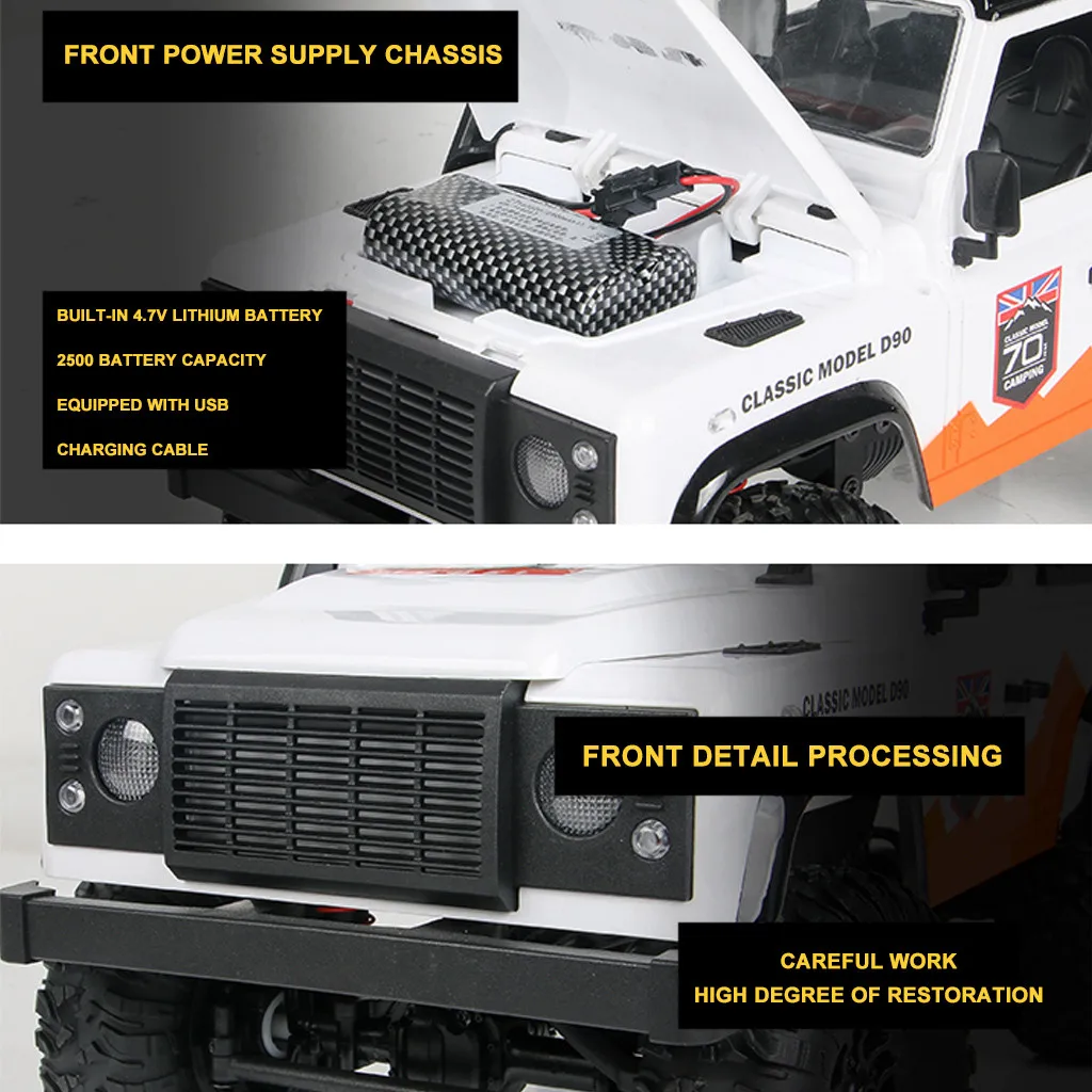 Модель 2 4G 1:12 4WD RC грузовик Rock Crawler 70 юбилейное издание машинка с дистанционным