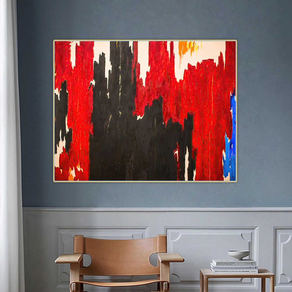 

Clyfford Still《Untitled, 1960》Abstract Canvas Oil Painting Artwork Poster Picture Wall Hanging Decor Home Living Room Decoration