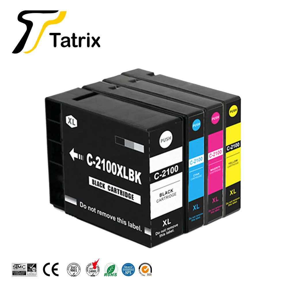 Tatrix PGI2100 XL Премиум-цветной совместимый картридж для принтера Canon MAXIFY
