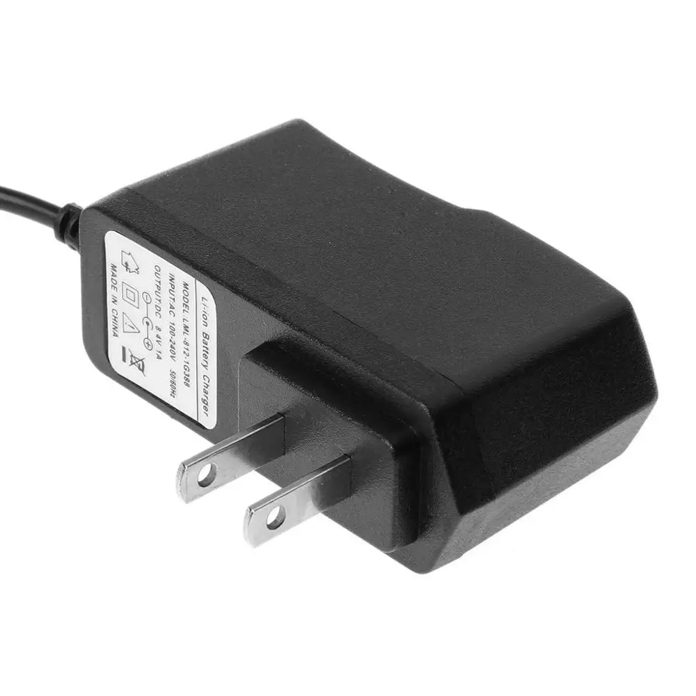 8.4V 1A Power Adapter Li-ion Battery Charger with LED Indicator 2.1x5.5mm Interface Suitable for 7.2V 7.4V 2-String Lithium | Электроника