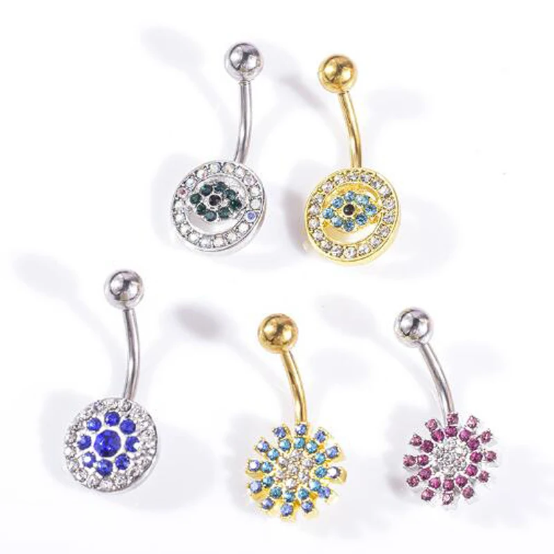 Navel Piercing Body Jewelry Vintage Belly Button Rings Barbell Ring |