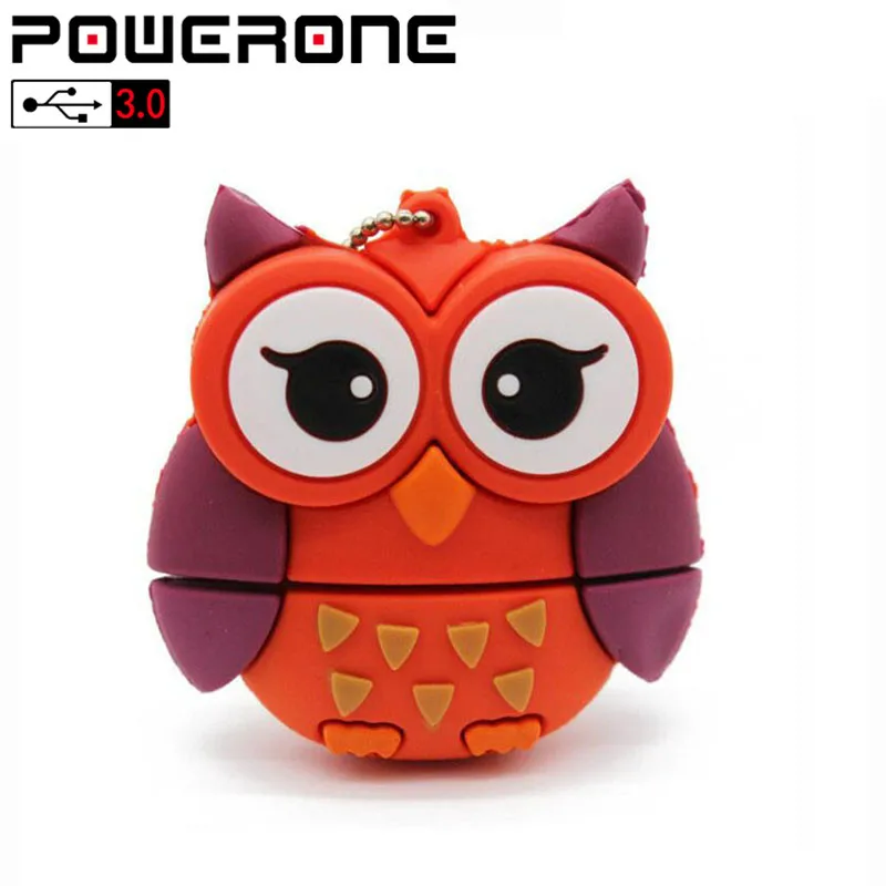 USB 3 0 флеш-накопитель POWERONE в виде пингвина совы лисы | Компьютеры и офис