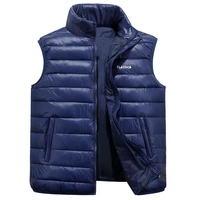 winter jacket parkas 2021 warm vest waistcoat plus sizes vests for men sleeveless slim pockets casual homewear thick warm coats