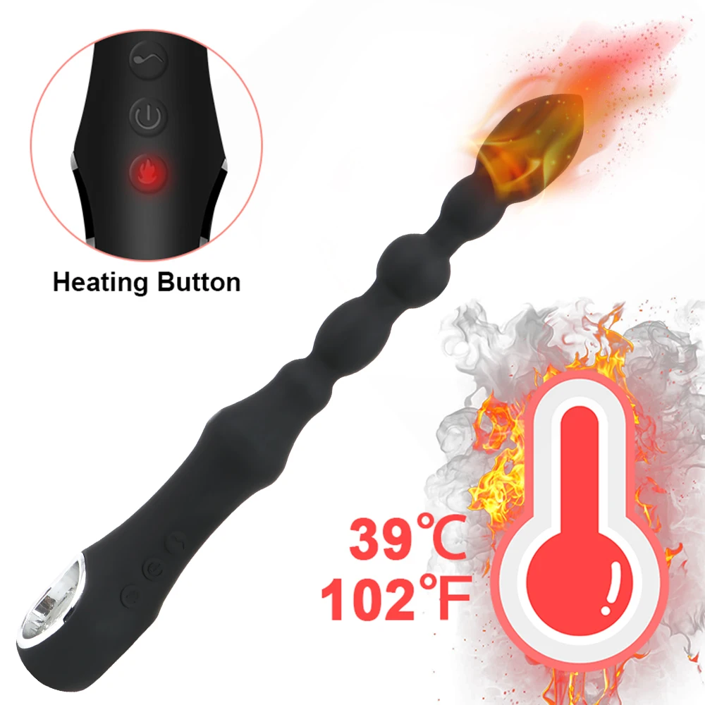 Тепла Анальная пробка вибратор для Для женщин мужчин Секс игрушки пары взрослые