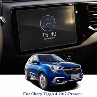 tempered glass screen protector for chery tiggo 4 2019 car navigation frame film cover interior styling gps mouldings