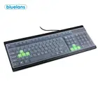 Универсальный силиконовый чехол для клавиатуры, стикер для настольного компьютера, 108 клавиш, чехлы для клавиатуры, Защитная пленка для ноутбука