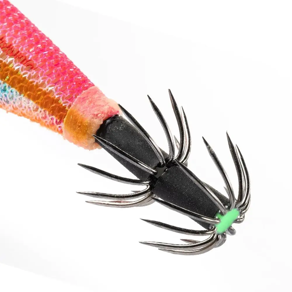 

Quality Wood Shrimp Artificial Squid Hook Fishing Lures Cuttlefish Octopus Baits Wobblers For Sea Fishing Tackle
