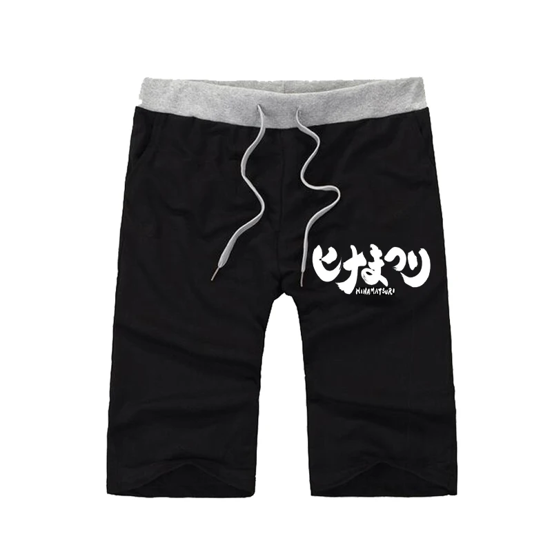 

Japan hina matsuri shorts women Men Cropped Pants Joggers Trousers Summer short Pants Casual shorts teenagers Short Sweatpants