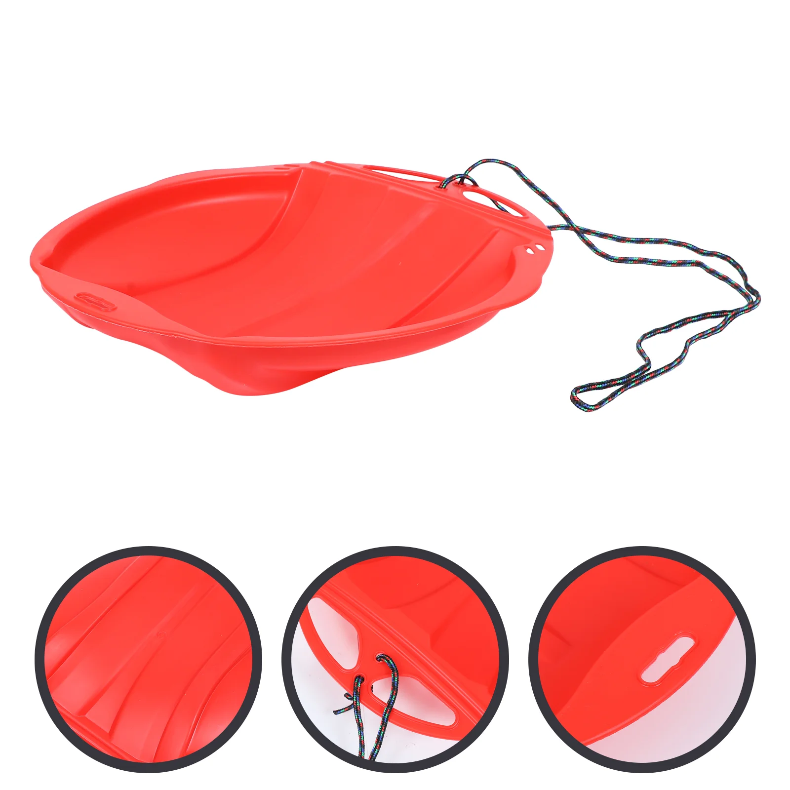 

1Pc Plastic Snow Sled Plaything Interesting Grass-sliding Board Plaything