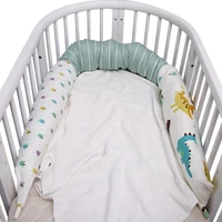 newborn baby bed bumper toddler cartoon pillow bumper infant crib fence cotton cushion kids room bedding decoration
