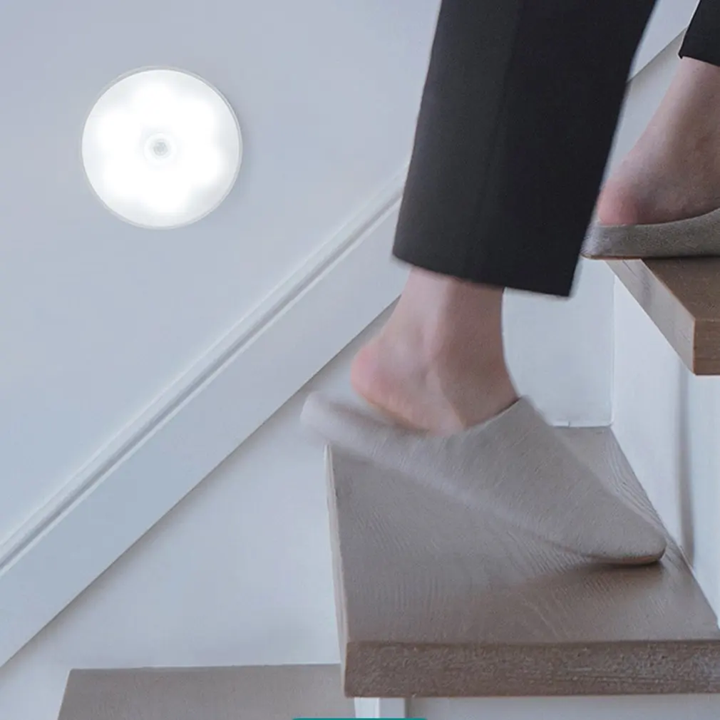 

New Eye Protection Sensor Night Light Student Dormitory Filled with Dual-use Wall Lamp Magnetic Adsorption USB Rechargeable LED