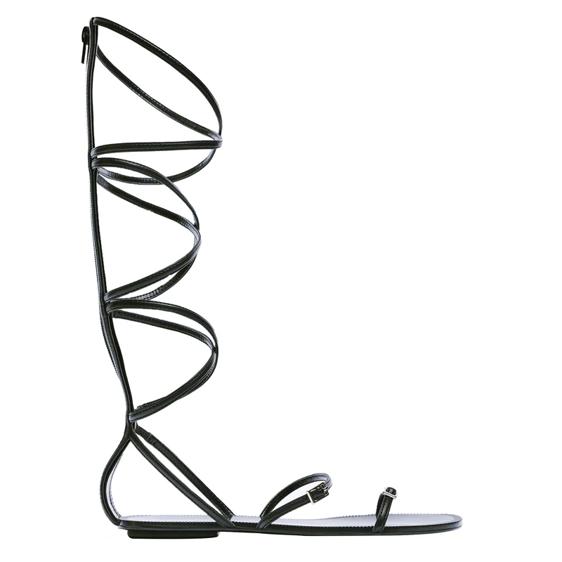 

2021 Summer Boots New Versatile Strap Roman Sandals Bohemian Fashion Shoes Woman Flats Sandalias Mujer Cool Booties Sandalia