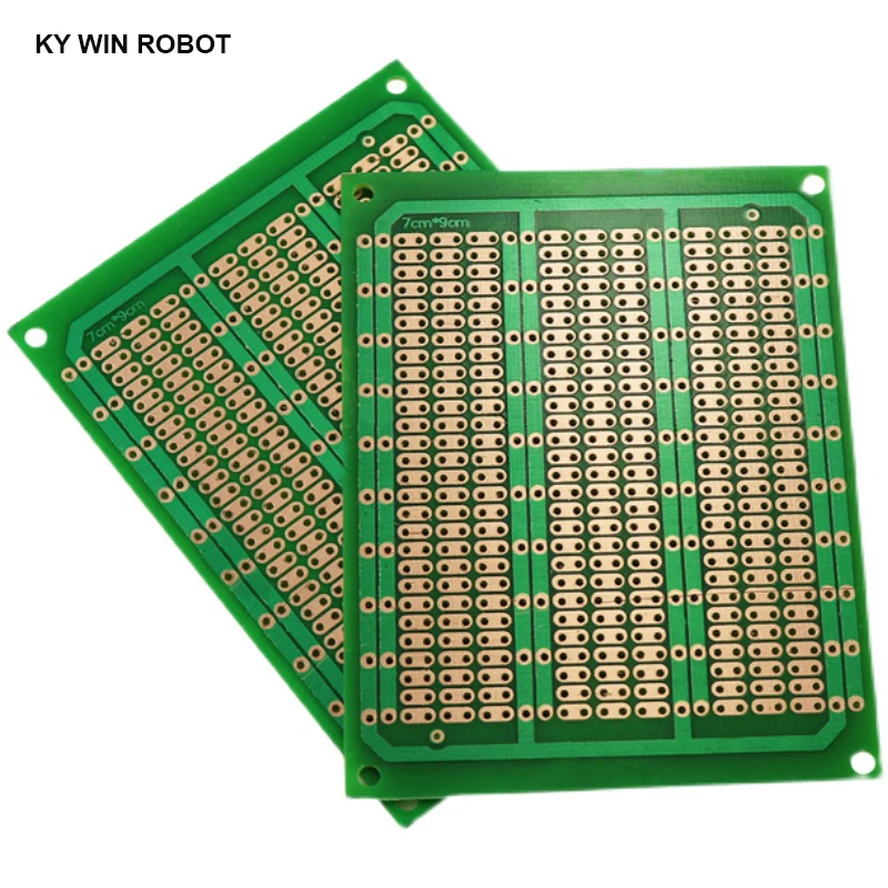 1PCS DIY 7x9 7*9CM Prototype Paper PCB Universal Experiment Matrix Circuit Board Single Row Continuous Hole 70x90mm