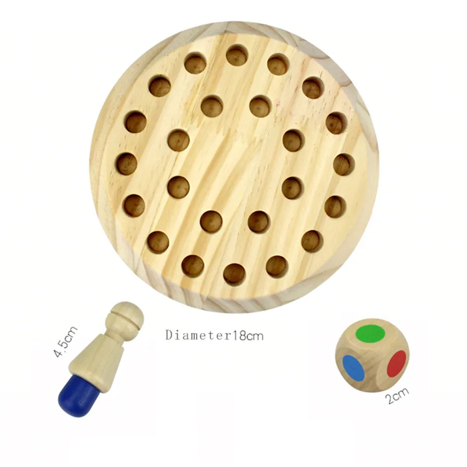 Детские деревянные шахматные карты памяти шахматная игра 3D пазлы настольная