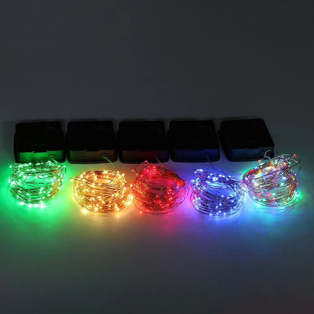 

5m 50 Lights Solar Led String Light Waterproof Sun-proof Garden Decorative Lighting Easy-to-install Festive Atmosphere Lights#3