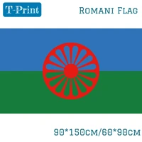 15pcs flag rom gypsy flag of the romani people 3x5ft 90x150cm 60x90cm