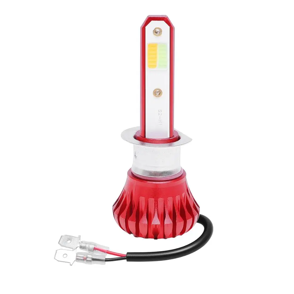 Car Fog Light H1 H3 H7 H11 H8 H9 H16 9005 HB3 9006 LED Bulbs For Auto 3000K Yellow 8000K Ice Blue 72W Lamp | Автомобили и