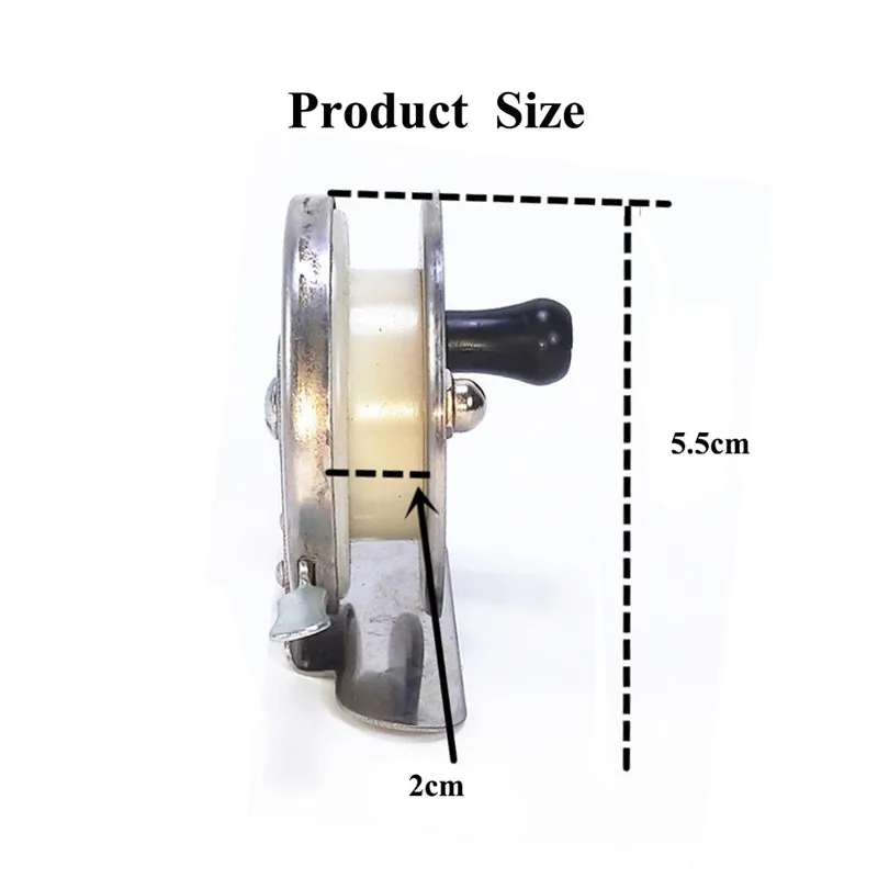 Портативная мини-Рыболовная катушка для зимнего спиннинга простые катушки