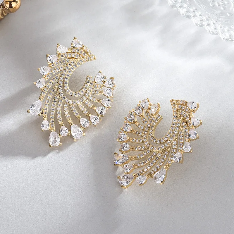 Новинка 2020 женские классические серьги с бриллиантами | Серьги-подвески