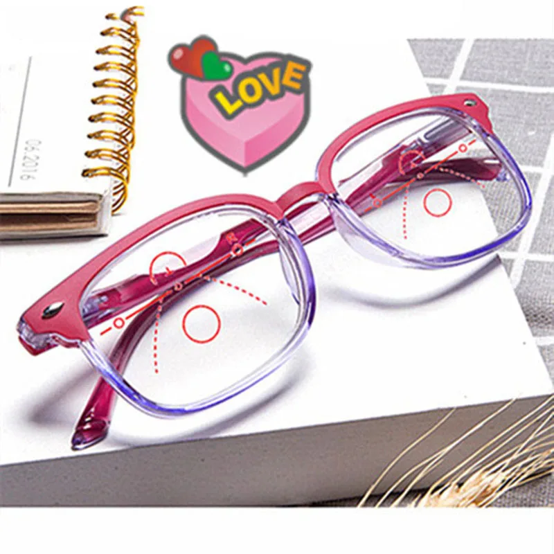 2020 Новые многофункциональные очки для чтения прогрессивные мульти-фокус Ретро