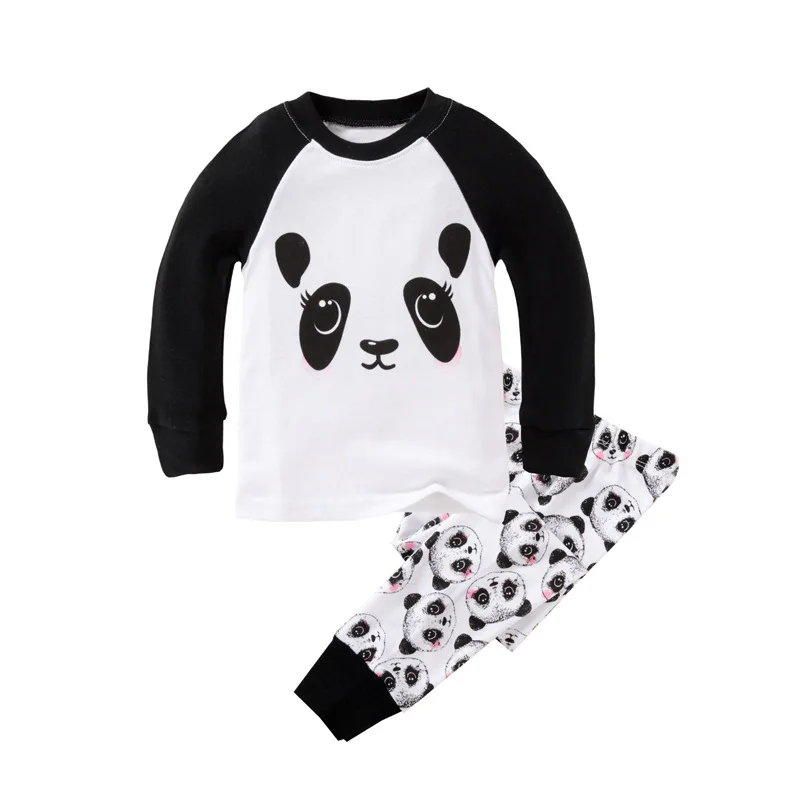

Jxmyyc Spring Kids Clothes Girls 2-7yrs Long Sleeve Children Pajamas Set Unisex Homewear Cartoon Boys Autumn Sleepwear Lounge
