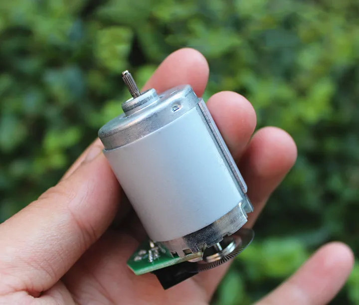 2pcs 385 DC 6-12V encoder motor 3400-6800rpm 96 Line code disc optical | Обустройство дома