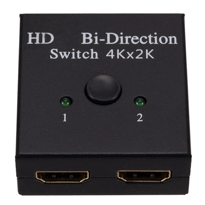 

HDMI-совместимый разветвитель, двунаправленный переключатель с 2 входами на 1 выход или 1 вход на 2 выхода, 1080P, переключатель шагов