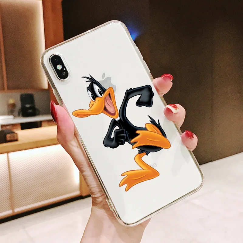 Багз Банни TweetyBird Даффи Дак веселые мелодии мягкий чехол для iPhone X 11Pro Макс XR X XSMAX 7 8, 6, 6 S, Plus, 5, 5S SE 10 Крышка - Цвет: TPU