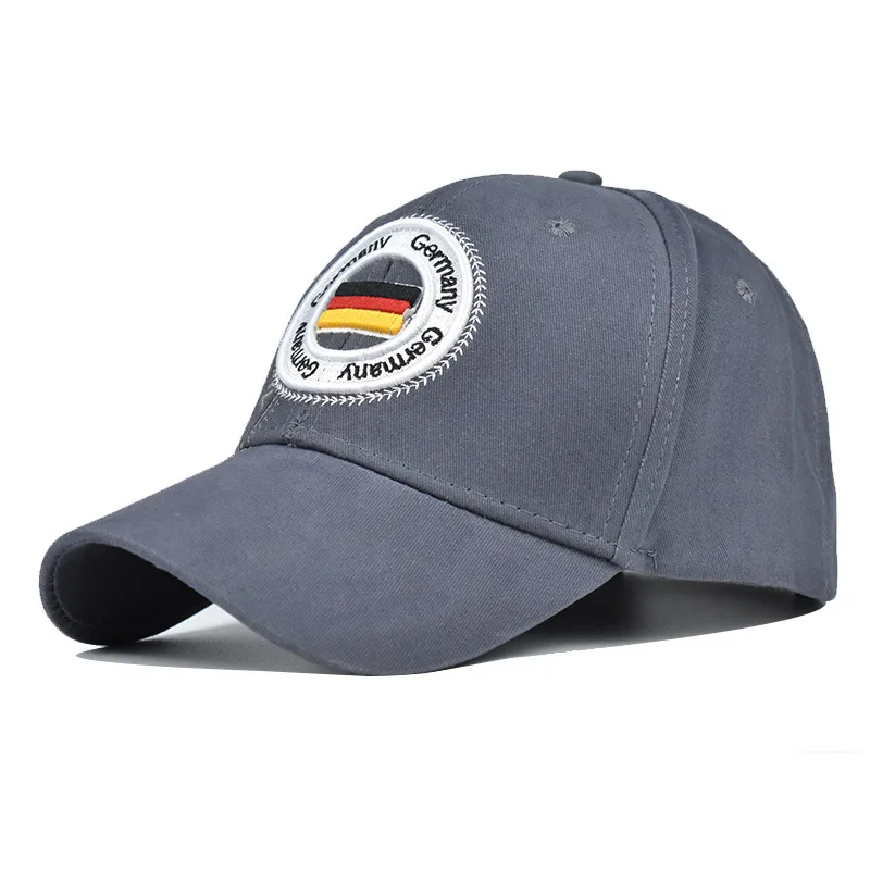 

High quality baseball caps for mens/women Cotton German flag hat elastic stretch embroidery cap adult outside sport climing hats