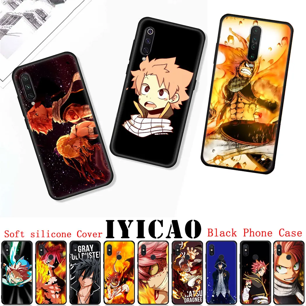 Мягкий силиконовый чехол для Redmi Note 5 6 7 8 Pro 5A 8T Prime 4X K30 Poco X2 черный телефона с