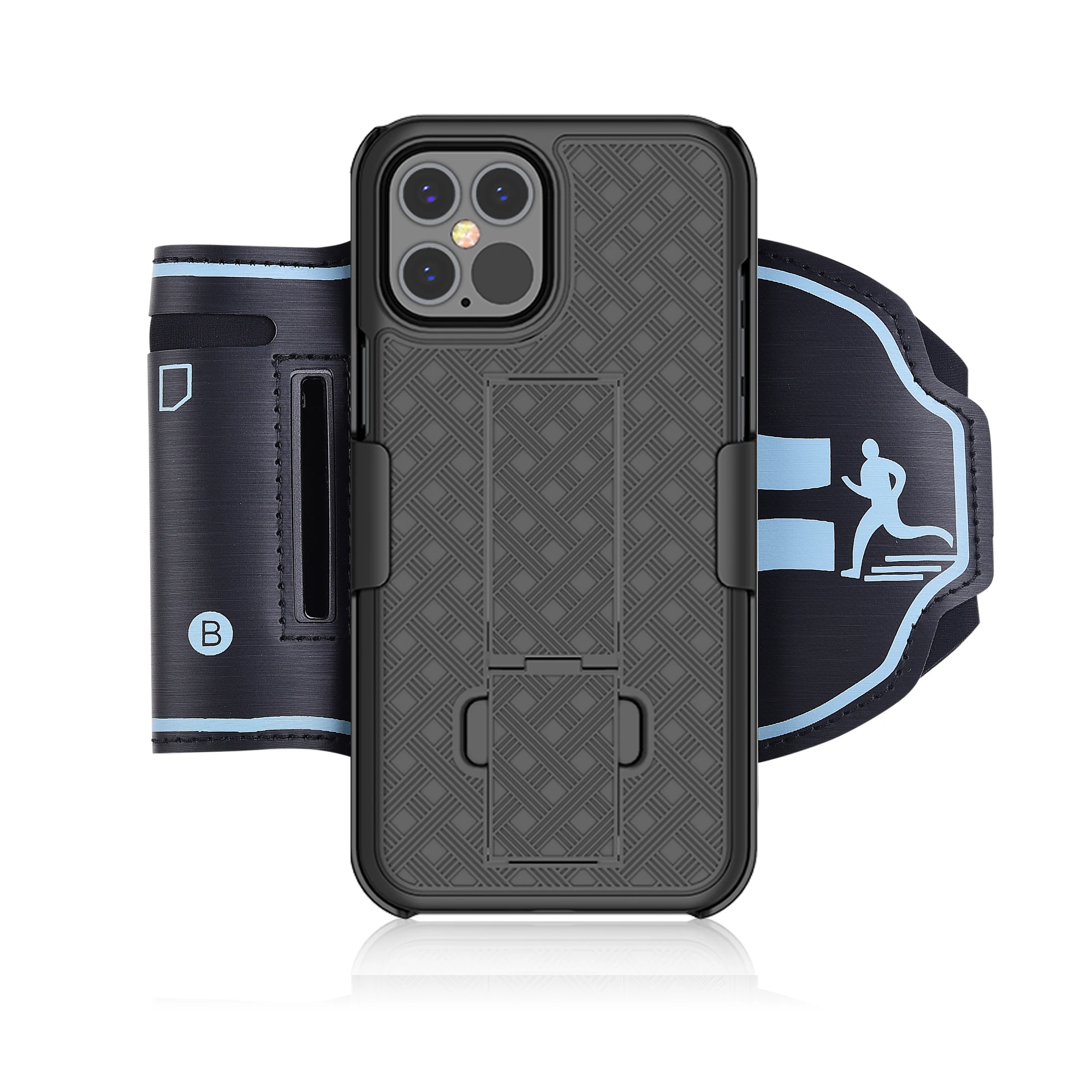 

Running Sport Holster Back Case for iphone 12 Pro Max Swivel Belt Clip Cover Holder for iPhone 12 Pro Max Armband Wrist Holder