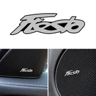 4 шт. автомобильный Автомобильный Динамик аудио значок декоративный стикер для автомобиля Ford Fiesta EcoSport эмблема Стайлинг автомобиля