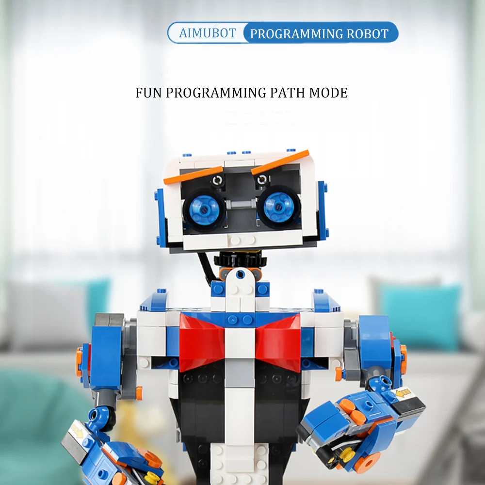 Mould King Moc Rc Intelligent Programming Robot Model Building Blocks High-Tech Educational Assembly Bricks Toys Gifts For Kids | Игрушки и