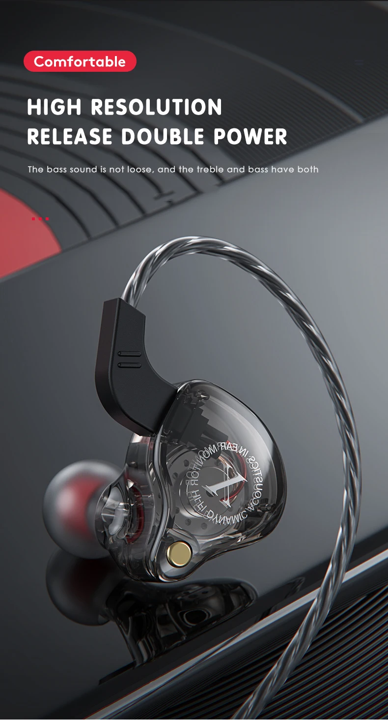 Проводные наушники вкладыши 3 5 мм X2 шумоподавление стерео встроенный микрофон