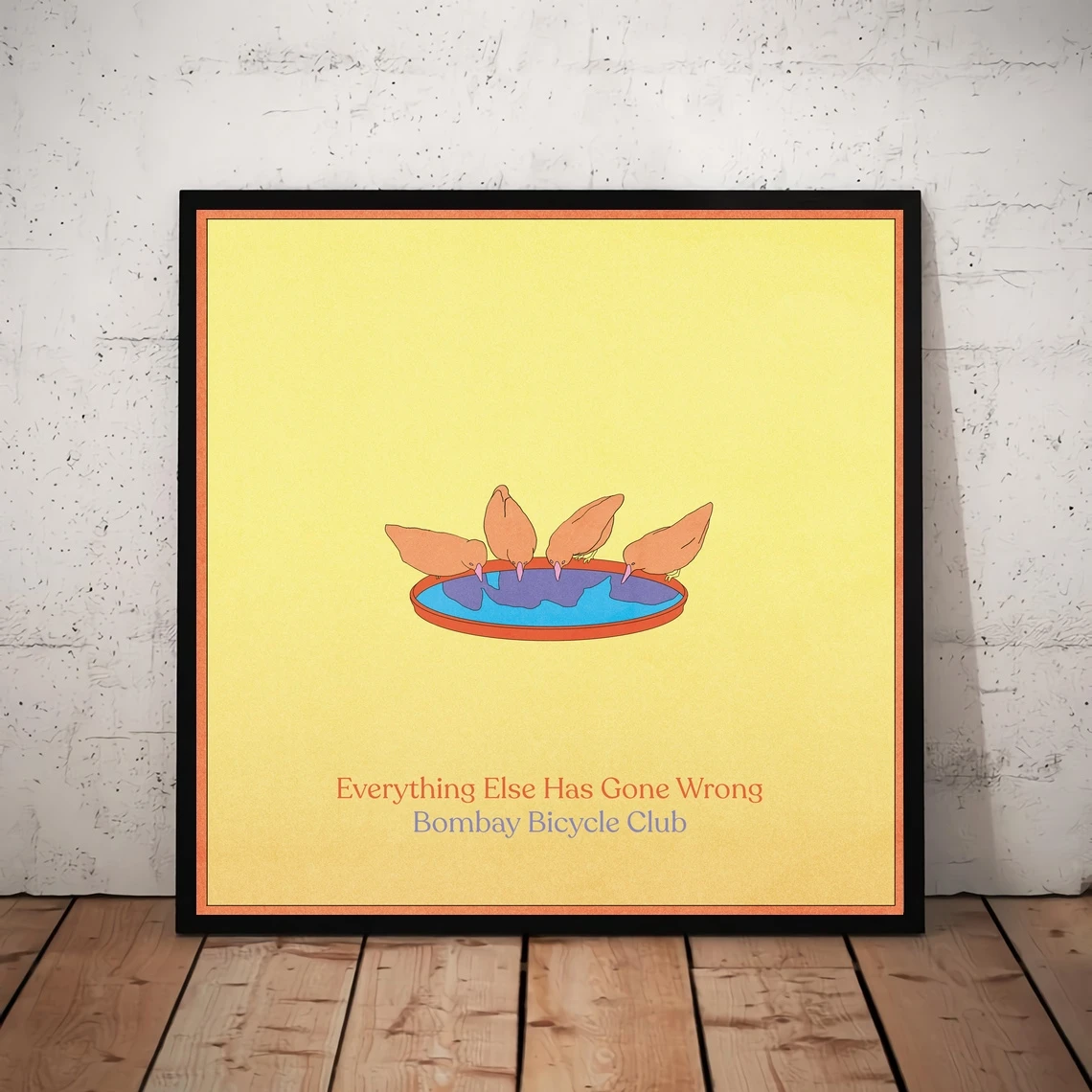 Фото Bombay Bicycle Club Everything Else Has Gone Wrong Музыкальный альбом Плакат Холст Художественный принт Украшение дома Настенная живопись (без рамки) №1