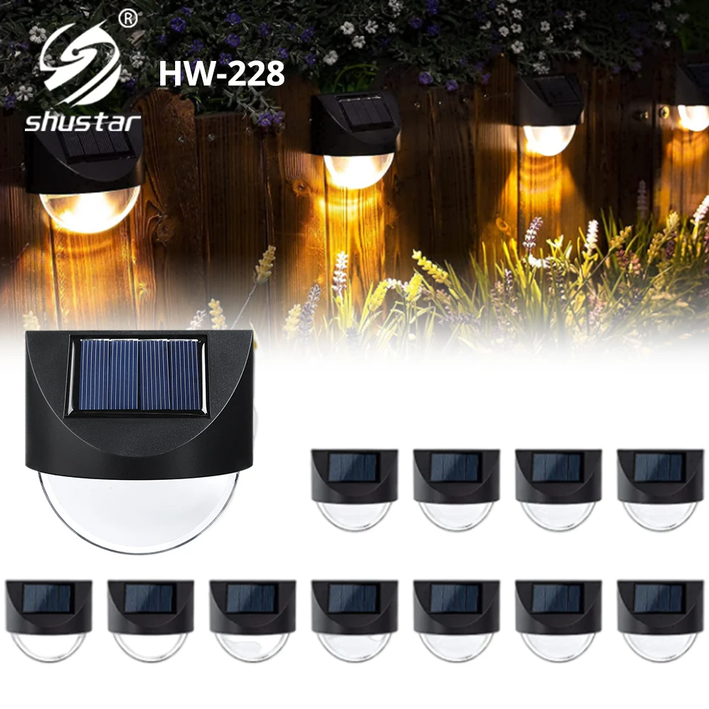 

Светодиодный уличный светильник на солнечной батарее для виллы, сада, балкона, настенный светильник, водонепроницаемый декоративный свети...