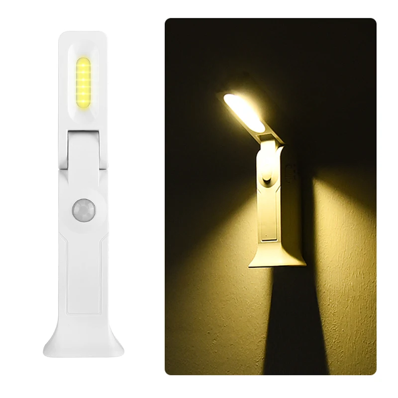 

Energy-Saving LED Motion Sensor Night Light USB Rechargeable Bedroom Wall Lamp Bedroom Cabinet Wardrobe Stairs Intelligent